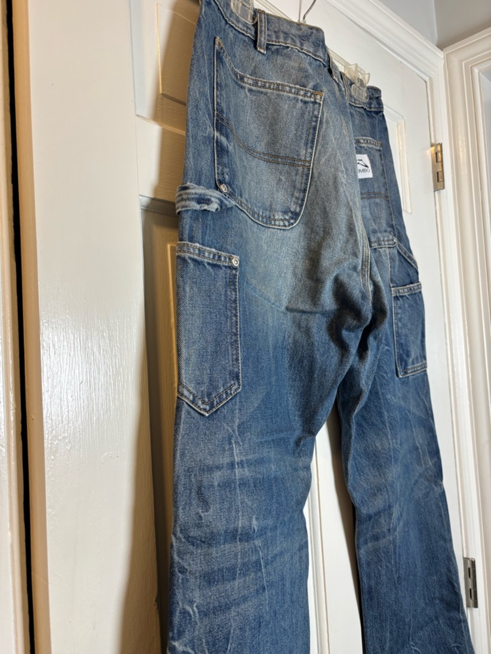 Akimbo Club Carpenter Double Knee Distressed Jeans Men’s 30 x 32 - Picture 7 of 10